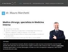 Tablet Screenshot of mauromarchetti.it